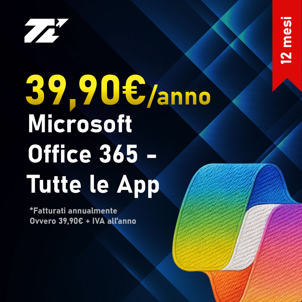 Licenza Microsoft Office 365 originale per tutte le app